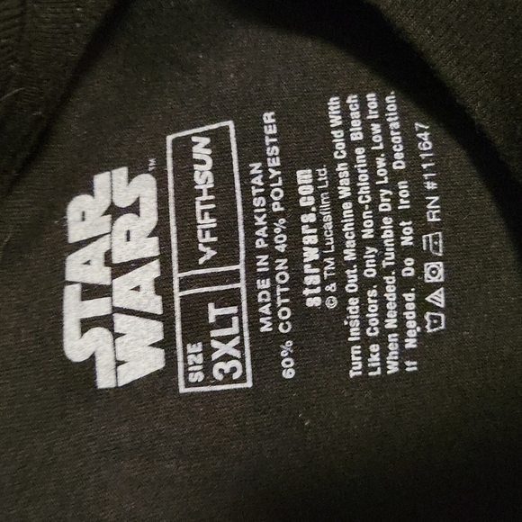 EUC Star Wars Black 3XLT XXXLT T-Shirt - Picture 2 of 2
